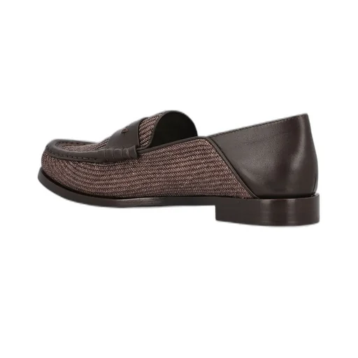 Max Mara Panelled Zip-Up Flat Shoes