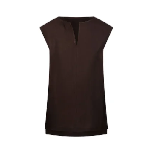 Max Mara Colimbo V-Neck Sleeveless Top