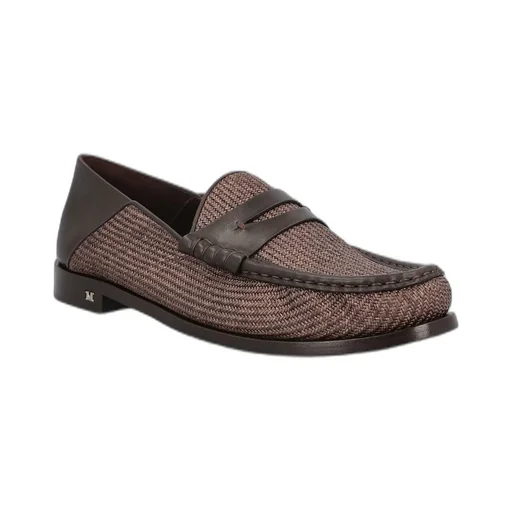 Max Mara Panelled Zip-Up Flat Shoes