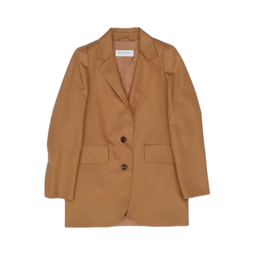 Max Mara Ebridi Single-Breasted Long-Sleeved Jacket