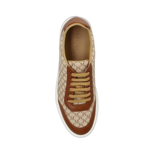 Max Mara Monogrammed Low-Top Sneakers