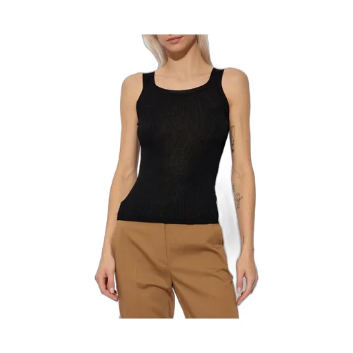 Max Mara Zemira Ribbed Sleeveless Top