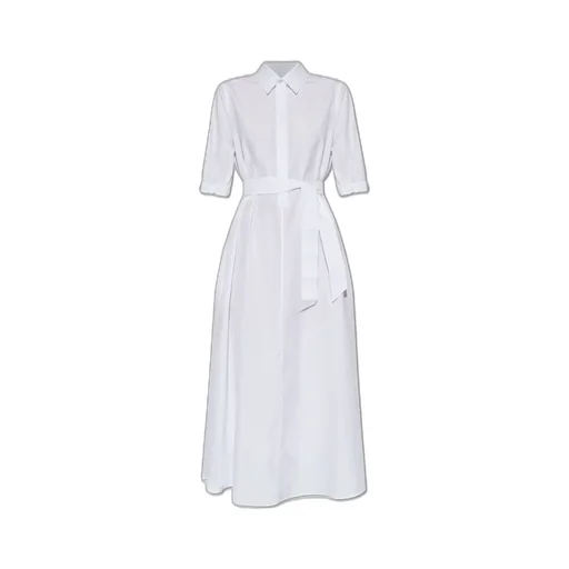 Max Mara Hoyo Belted Short-Sleeve Dress