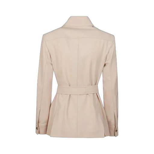 Max Mara Pulvino Button-Up Belted Jacket