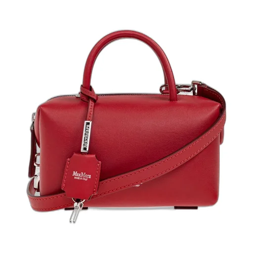 Max Mara Logo Stamp Zip-Up Tote Bag