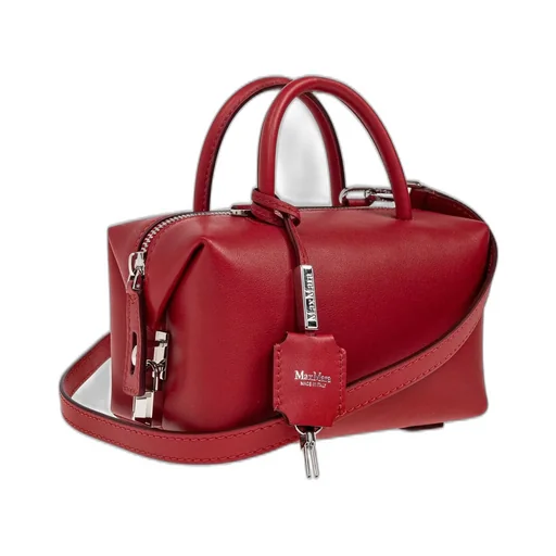 Max Mara Logo Stamp Zip-Up Tote Bag