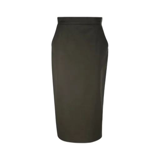 Max Mara High-Waist Zip Detailed Skirt