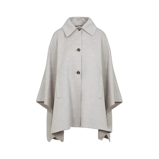 Max Mara Button-Up Long-Sleeved Cape