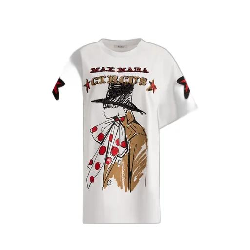 Max Mara Graphic Printed Crewneck T-Shirt