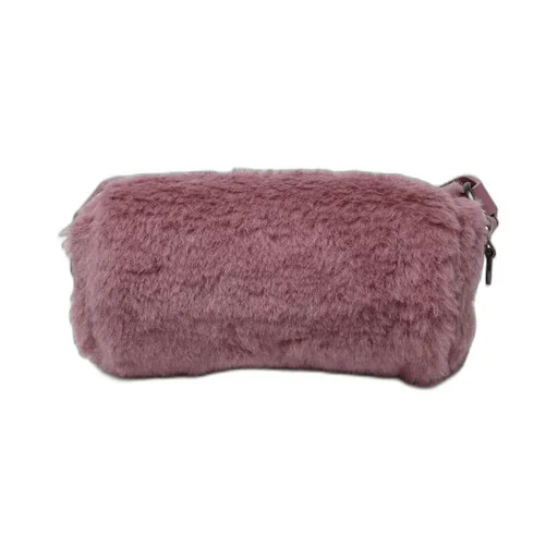 Max Mara Teddy Roll Zip-Up Small Shoulder Bag