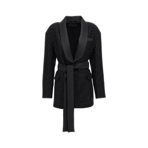 Max Mara Embellished Belted Jacket