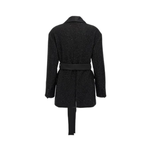 Max Mara Embellished Belted Jacket