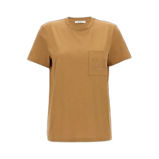 Max Mara Logo Embroidered Crewneck T-Shirt