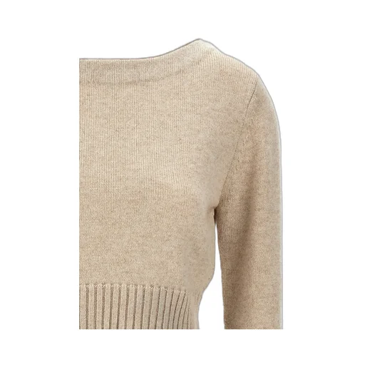 Max Mara Angri Cropped Long-Sleeve Sweater