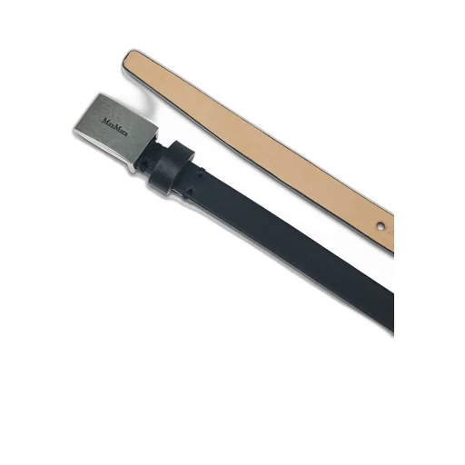 Max Mara Logo Engraved Belt