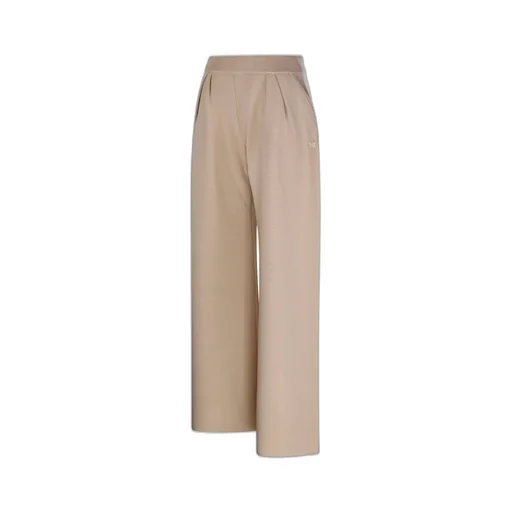 Max Mara Logo Embroidered Wide Leg Pants