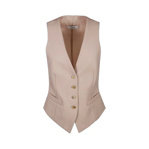 Max Mara V-Neck Buttoned Vest