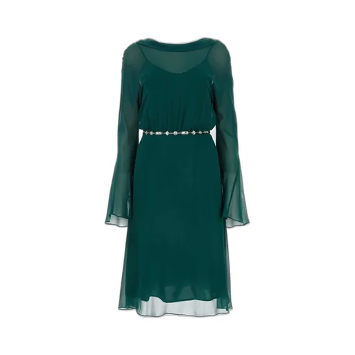 Max Mara Semi Sheer Africa Dress
