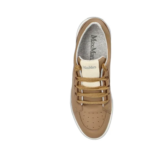 Max Mara Logo Patch Lace-Up Sneakers