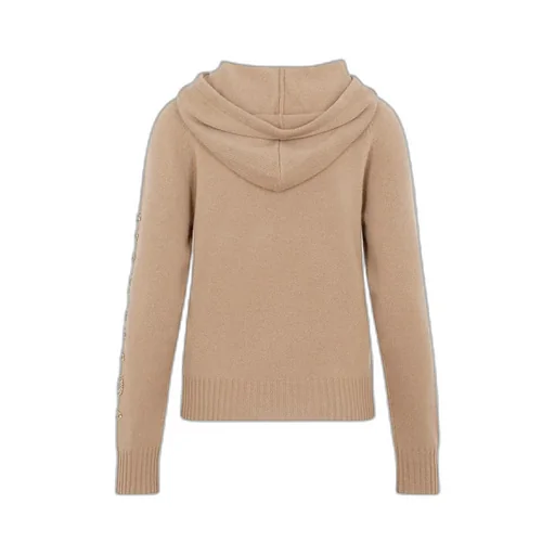 Max Mara Drawstring Long-Sleeved Knitted Hoodie