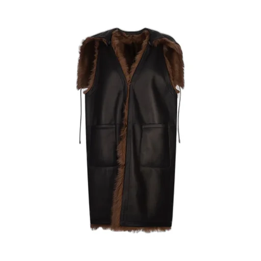 Max Mara Reversible Open-Front Vest
