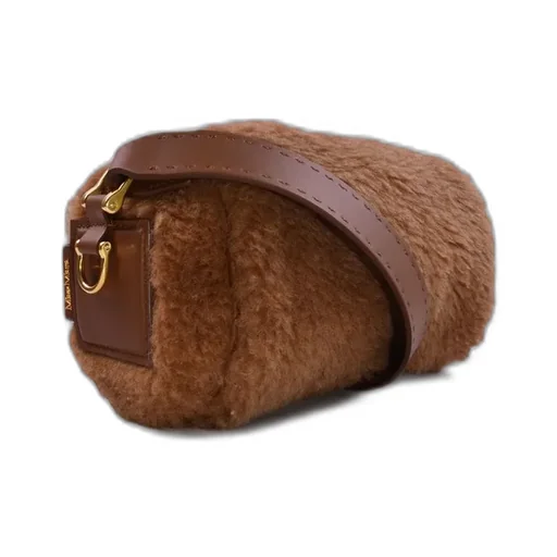 Max Mara Teddy Roll Zip-Up Small Shoulder Bag