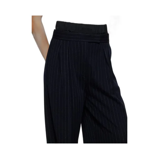 Max Mara Pinstriped Straight-Leg Trousers