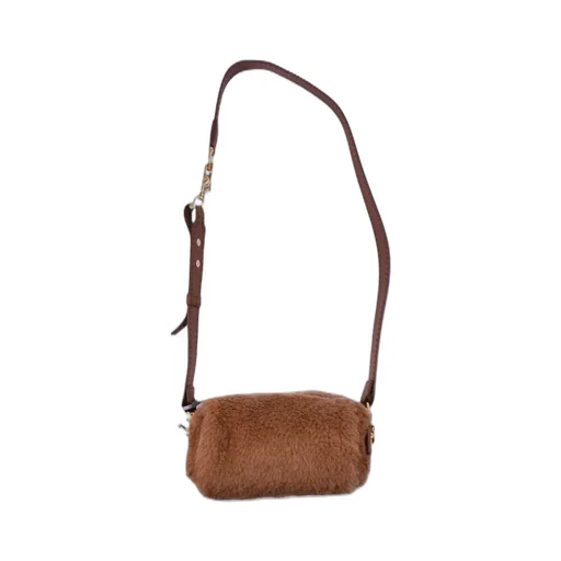 Max Mara Teddy Roll Zip-Up Small Shoulder Bag