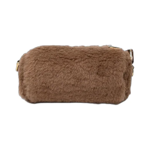 Max Mara Teddy Roll Zip-Up Small Shoulder Bag