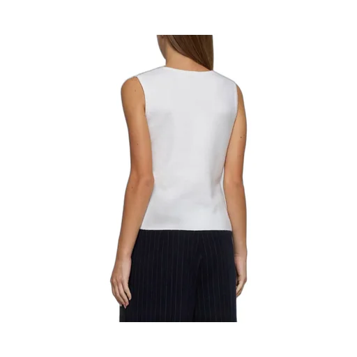 Max Mara Fosco Crewneck Sleeveless Top