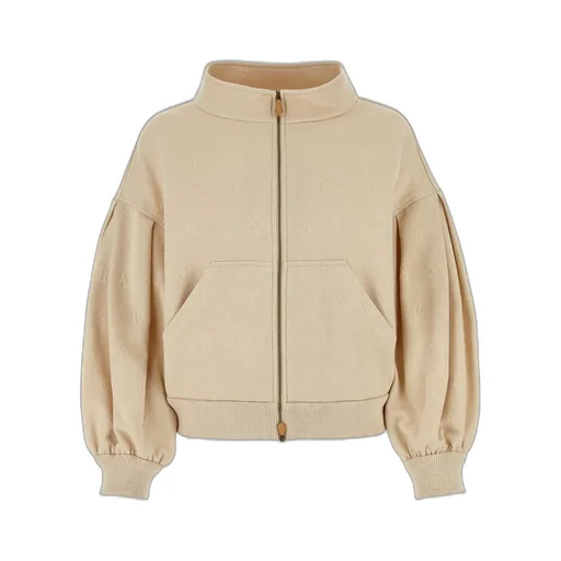 Max Mara Zip-Up Long-Sleeved Sweatshirt