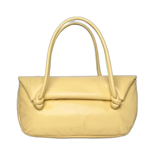Jil Sander Logo Printed Shoulder Bag
