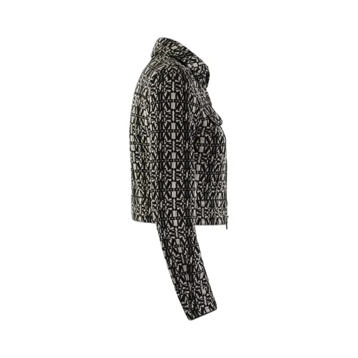 Max Mara All-Over Patterned Zip-Up Jacket