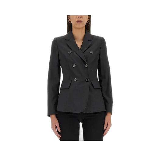 Max Mara Double-Breasted Long-Sleeved Jacket