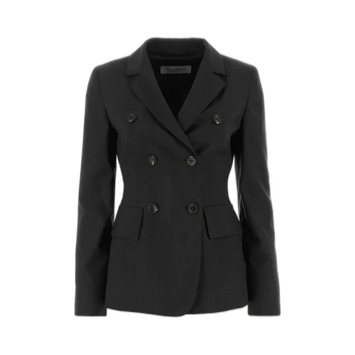 Max Mara Double-Breasted Long-Sleeved Jacket