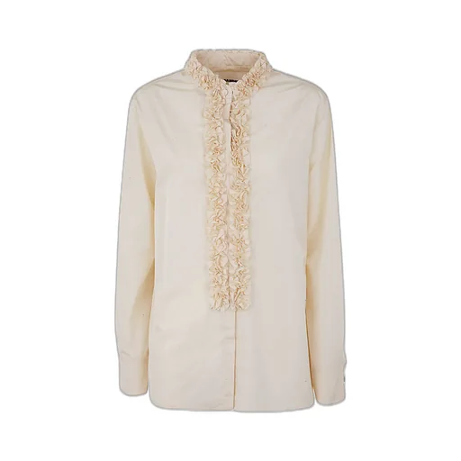 Jil Sander Ruffle Detailed Button-Up Shirt