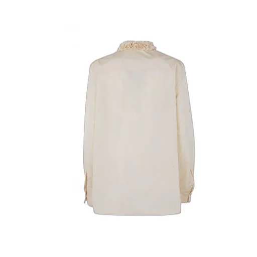 Jil Sander Ruffle Detailed Button-Up Shirt