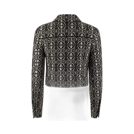Max Mara All-Over Patterned Zip-Up Jacket