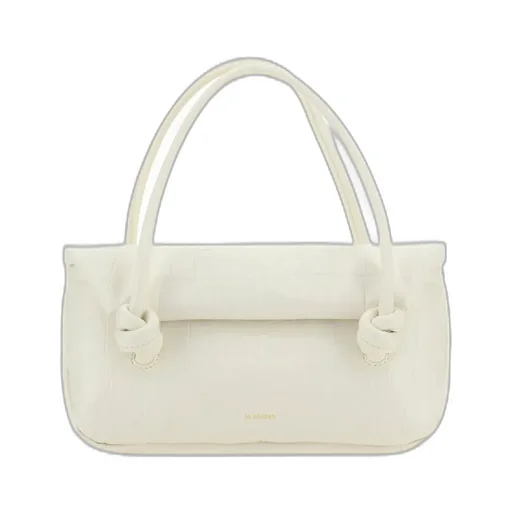 Jil Sander Small Knot-Detailed Embossed Shoulder Bag
