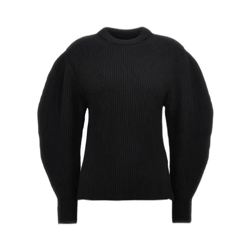 Jil Sander Crewneck Puff-Sleeved Jumper