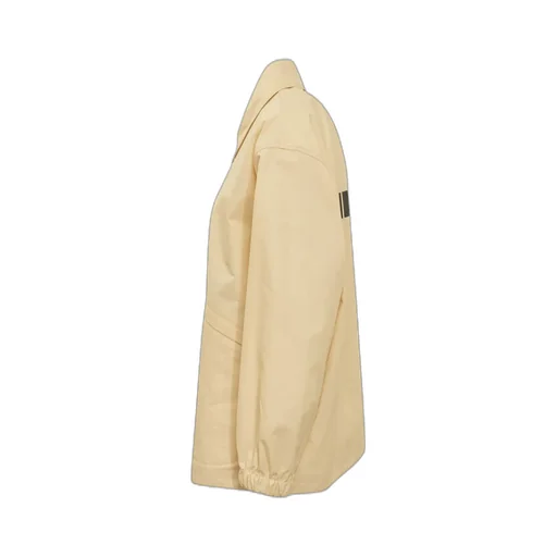 Jil Sander Logo-Printed Drawstring Shirt Jacket