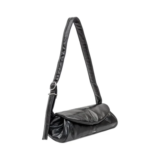 Jil Sander Cannolo Foldover Large Shoulder Bag