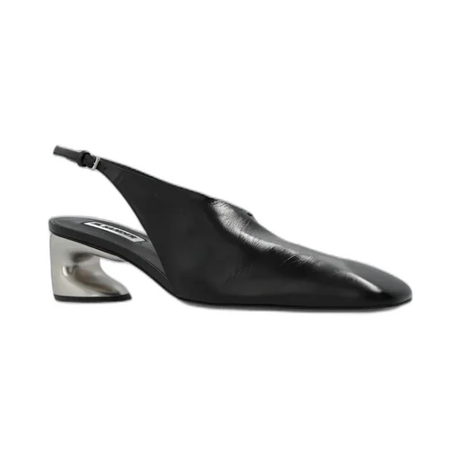 Jil Sander Sculpted Heel Slingback Pumps