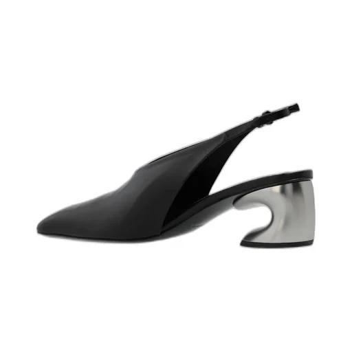 Jil Sander Sculpted Heel Slingback Pumps