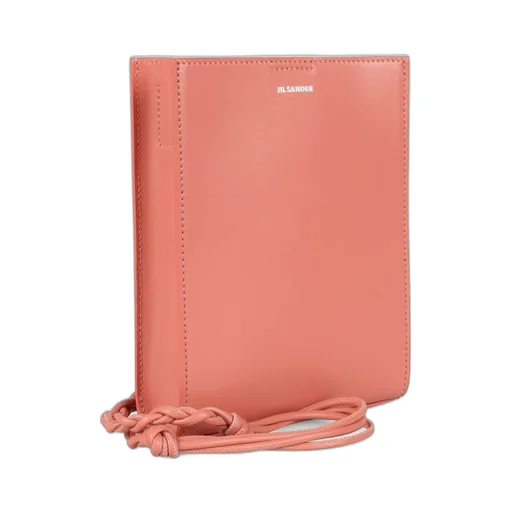 Jil Sander Tangle Small Logo Embossed Crossbody Bag