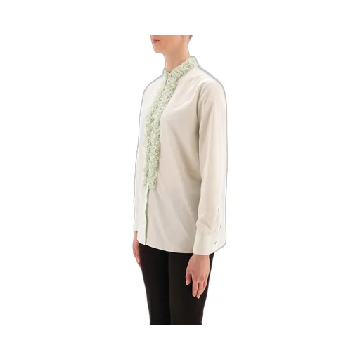 Jil Sander Ruffle Detailed Button-Up Shirt