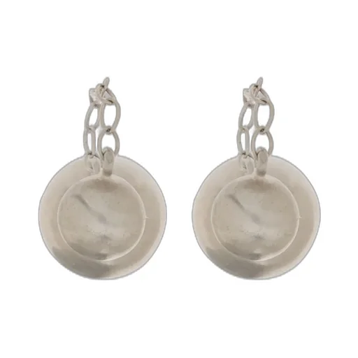 Jil Sander Chain Mirrored Earrings