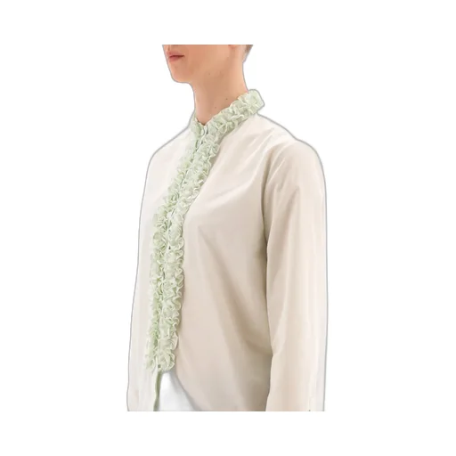 Jil Sander Ruffle Detailed Button-Up Shirt