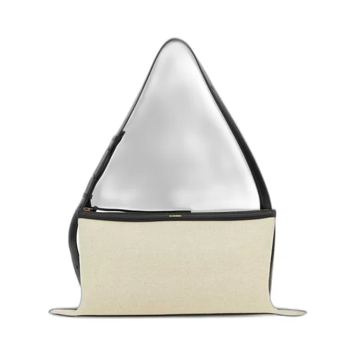 Jil Sander Logo Detailed Large Shoulder Bag