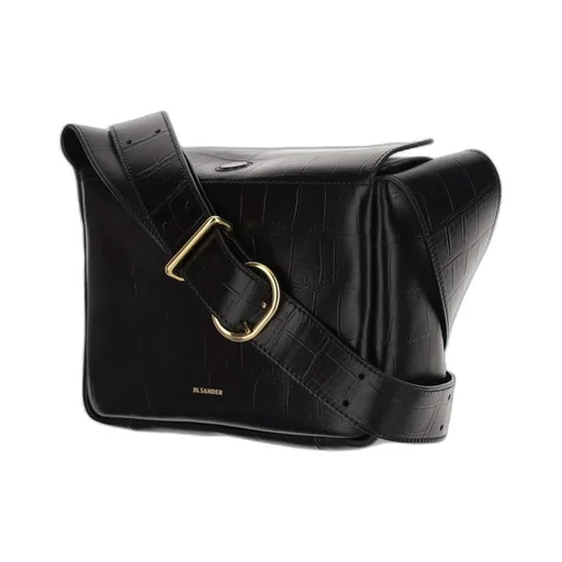 Jil Sander Embossed Messenger Bag